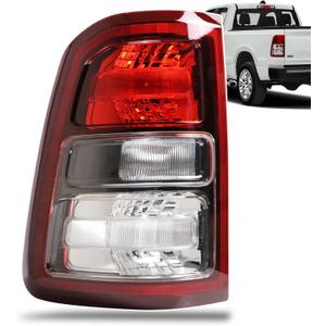 Tail Light Black Bezel Compatible With 2019-2023 Dodge Ram 1500 Left Driver Side Taillight Replace 68261577AE