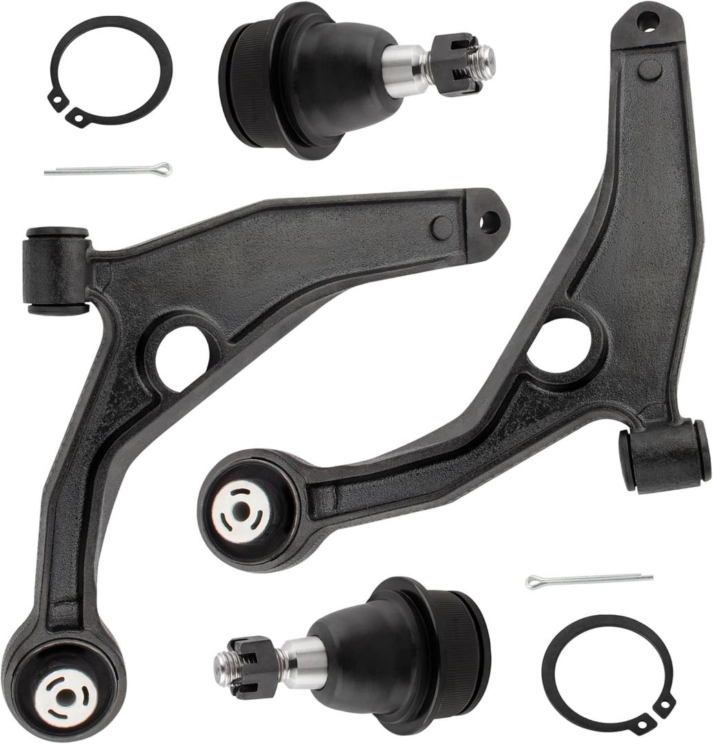 4Pcs Front Suspension Kit, Lower Control Arm & Ball Joint, For Dodge Avenger 2008-2011, For Chrysler Sebring 2007-2009, K641333 K641334 K500120