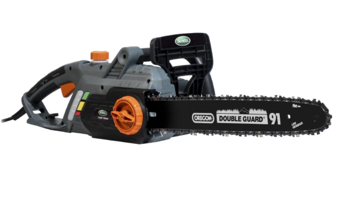 Scotts CS34016S 16 in. 13-Amp Corded Electric Chainsaw