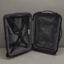 Samsonite Omni 2 Global Carry-On Spinner Luggage - Compact Size For International Travel - Airline-Approved - Features Expandable Polycarbonate Shell, 360° Wheels, USB Power Hub - Charcoal - Black