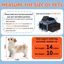 Petskd Top and Side Expandable Pet Carrier 17x11x9.5 Inches Alaska Airline Approved, Soft-Sided Carrier for Small Cats and Dogs with Locking Safety Zippers and Anti-Scratch Mesh(Blue)