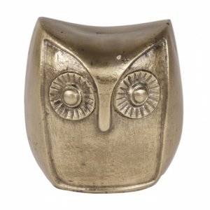 5.6IN Aluminum Owl Gold