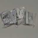 4 Pcs M6053 Frameless Shower Door Roller Top Bracket Assembly 3/4 Inch Round Plastic Wheel Ball Bearings Extruded Aluminum Glass Door Top Brackets