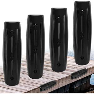 Dock Fender Bumpers, Boat Dock Bumpers Straight-Edge Marine Fenders Side Guard, Soft UV-Resistant Marine 17-Inch, Horizontal Protection,Inflatable