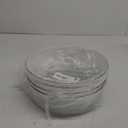 4 Pack Lazy Susan 11.5" Inch Turntable Organizer Organization Storage Container Bins Spice Rack Cabinet Rotating Condiment for Pantry Countertop Kitchen Vanity Bathroom Jewelry Holder Clear