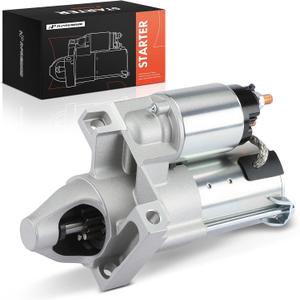 A-Premium Starter Motor Compatible with Chevy Equinox 07-09 3.4L, Malibu 06-07 3.9L 07-10 3.5L & Pontiac G6 06-10, Torrent 07-09 & Saturn Aura 07-08, Vue 08-09, 12V 1.2KW 9 Teeth CW, Replace# 89017755