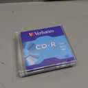 Verbatim Cd-R Recordable Disc, 700 Mb/80 Min, 52x, Slim Jewel Case, Silver, 8/Pack