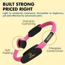 ProBody Pilates Ring Set with 14-Inch Magic Circle Ring, 9-Inch Exercise Ball, 5 Resistance Bands, Pump, Training Guides, & Storage Bag for Core Strength, Balance, Stability Training