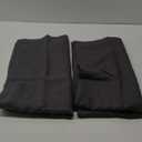 ATLINIA 100% Linen Pillowcases Set of 2, King Size 20" x 36" Pillow Case, Linen Pillow Sham Dark Grey