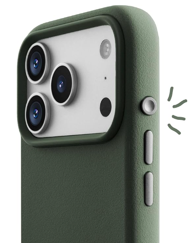 TineeOwl Case for iPhone 17 Pro Max – MagSafe Compatible, Aluminum Buttons, Camera Control & Rounded Action Button, Slim Textured TPU, Minimalist – DuneX Series