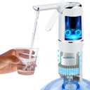 CoolWAY Gallon Bottle Electric Pump Filter - Portable Water Dispenser for Camping, Outdoors, Home and Office, 5 Gallon Water jug Dispenser with Filter