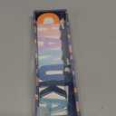 Chanukah Spell Out Pastel Menorah - Exciting & Colorful Multicolor Menorah! Hand Painted Ceramic Hanukkah Gifts Whimsical Design Jewish Holiday Party Favors Candle Holder Festival of Lights 11" L