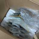 yshengood Diamond Wall Mirror Set of 6 Pcs, Gold Wall Decor Mirrors Small Glass Decor Wall Mirrors for Living Room and Bedroom Decoration (Large)