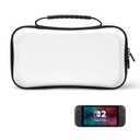 iDLEHANDS Hard Shell Carrying Case for Nintendo Switch 2 (2025), Ultra Slim Portable Travel Game Bag with Storage for 24 Game Cartridges & Accessories,White