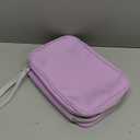 FYY Electronic Organizer, Large Travel Cable Organizer Bag Pouch Electronic Accessories Carry Case Portable Waterproof Double Layers All-in-One Storage Bag for Cable, Cord, Charger, Light Purple