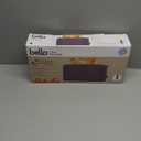 bella 2 Slice Slim Toaster, Fits-anywhere™ Kitchenware, 6 Setting Shade Control with Reheat & Cancel Buttons, Fits sourdough, 10” Long Slot, Anti Jam & Auto Shutoff, 900 Watt, Plum