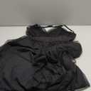 XXTAXN Women's Sexy Deep V Neck Split Cocktail Party Formal Bridesmaid Maxi Dress Black M