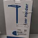 WZRUA Toilet Paper Holder Stand, Brushed Nickel Toilet Paper Holder Free Standing,Post Pivoting Design & Stable Weighted Base SUS304 Stainless Steel for Bathroom