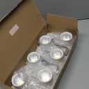 CLOUDY BAY LED Track Lighting Heads,3000K/4000K/5000K Selectable, Dimmable 8W,CRI90+ True Color Rendering Adjustable Tilt Angle Track Light, White, Halo Type, Pack of 6