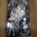 Zevnico E26 E27 Light Sockets, 8 Packs Edison Period Retro Style Pendant Lamp Holder, Replacement DIY Pendant E26 Medium Base Screw Light Holder, Maximum Wattage 100W, Vintage Black Light Bulb Socket