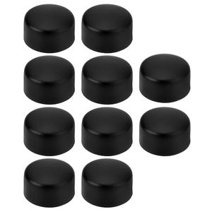 ECSiNG 10pcs Axle Nut End Caps Wheel Nut Caps Bolt Covers 1/2" Flat Head Hex Socket Cover Protectors for Rollator Walker Compatible with Drive R726 R728