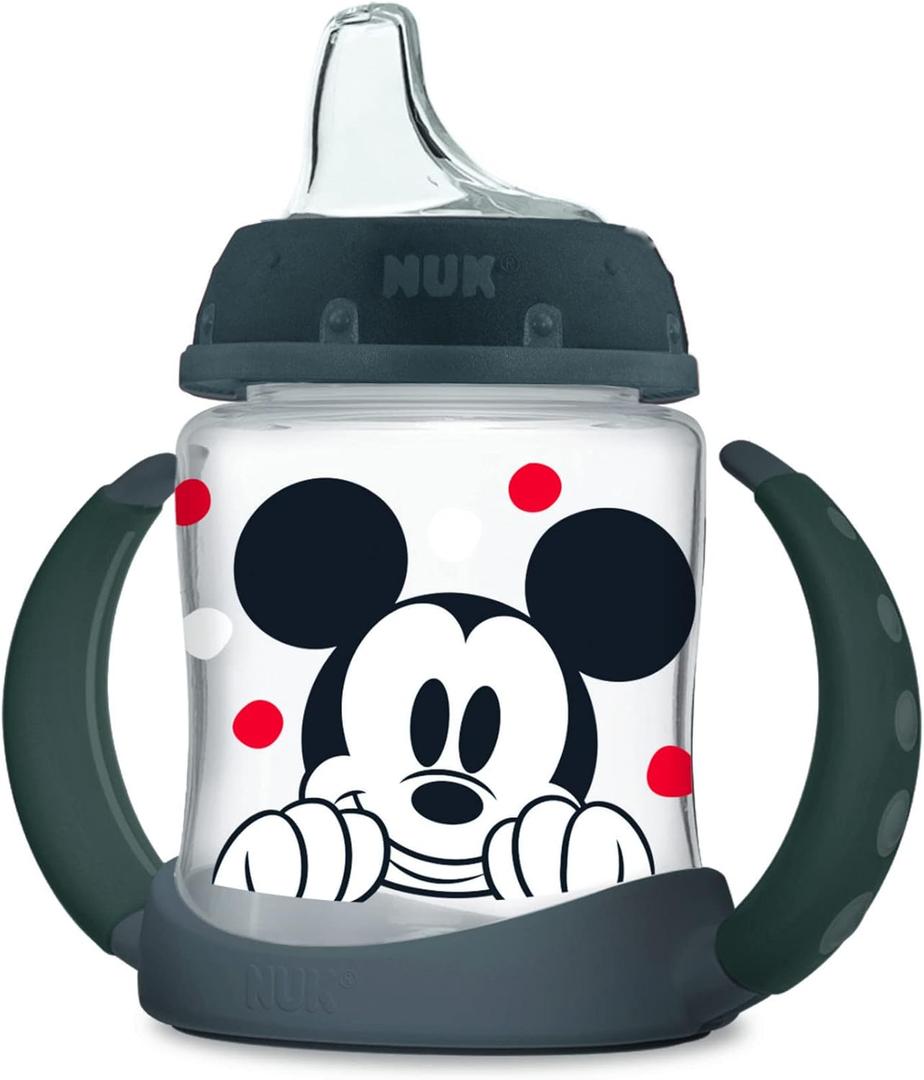 NUK Disney Learner Spill Proof Sippy Cup, Mickey Mouse, 5 Oz 1Pack  BPA Free, Spill Proof Sippy Cup
