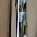 OIOG Glass End Table, Living Room Side Table with Tempered Glass & Metal Frame, Gold Side Table for Bedroom Office