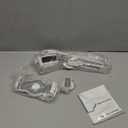 AboveTEK iPad Desk Mount, Multi-Angle Adjustable Tablet Clamp Holder, 360 Swivel Arm Aluminum Tablets Stand, Fits 4"-11" Tablet/Phone/iPad mini for Home Office Kitchen Bedside (White)