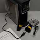 KIDISLE Hot & Iced Coffee Maker with Bold Setting, Single Serve Coffee Maker for K Cup and Grounds, 614 Oz Brew Sizes, 50 Oz Removable Water Tank, One Cup Coffee Machine with Reusable Filter, Black