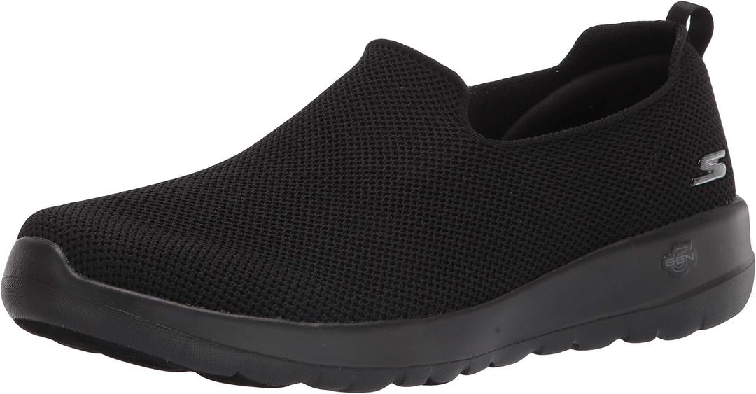 Skechers womens Walking Sneaker, Black, 11 Wide US