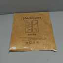 DarkCom Striped Crew Socks Seamless, or Solid Cotton Tube Socks, Casual Comfort 5 Pairs for Women and Men