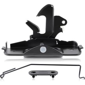 3Pcs Hood Latch Catch Striker with Hood Safety Latch Catch Rod/Safety Catch Retainer Clip Compatible with Dodge Ram 1500 2500 3500 55275843AB 55275850AB 05143056AA