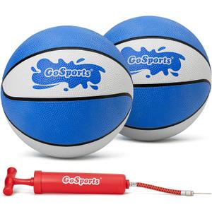 GoSports Water Basketballs 2 Pack - Choose Between Size 3 and Size 6, Great for Swimming Pool Basketball Hoops
