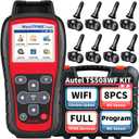 Autel MaxiTPMS TS508WF KIT, 2025 TPMS Programming Relearn Tool with 8PCS Autel MX Sensor ($229), Tire Sensor Programmer, Activate/Read/Copy TPMS Sensors, TPMS Reset, WiFi Ver. of TS601 TS508 TS501