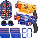 2 Pack Blaster Guns Boys Toy for 3+ Year Old Kids, Gifts for Ages 8-12, Large