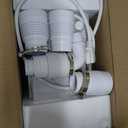 Utility Sink Pump, 1600 GPH Drain System 500 W Under-Basin Gray Water Unit for Laundry & Kitchen, 23 FT Lift Sink Pump with Check Valve & Odor Filter