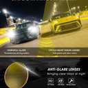 Night-Vision-Driving-Glasses Men Women Over-the-Glasses: Anti Glare Polarized Wrap-Around Night Vision Glasses