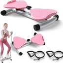 Exercise Twist Boards,Waist Twister Machine Exercise,Balance Board for Foot Massage and Weight Loss(Pink)
