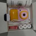 Instant Camera for Kids with Print Paper, 1080P HD Kids Camera Instant Print with 32GB SD Card, Girls Toys for Ages 5-7, Birthday Gifts for 5 6 7 8 9 Year Old Girls (Pink)