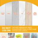 Picture Hanging Strips - 24-Pairs(48 Strips) Wall Sticky for Hanging Pictures on Wall Without Nails, Adhesive Picture Hangers Heavy Duty No Damage