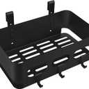 Grill Pallet Side Storage Bin Griddle Caddy Compatible with Traeger Pellet Grills With 3 Hangers and Height Adjustable Hook Pro series 22 34 Pro 575 Pro 780 Ironwood 885 Z-grills Pit boss Smoker