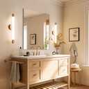 Mirrorons Bathroom Mirror 28"36", Modern Bathroom Vanity Mirror, Frameless Mirror with Polished Edge for Bedroom, Living Room, Entryway, Shatterproof (Horizontal/Vertical)