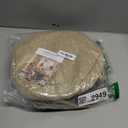 AddGrace Round Bar Stool Cushions with Ties Set of 1 Non Slip Seat Cushions 12x12 Inch Washable Chair Pads Removable Washable Cover Beige