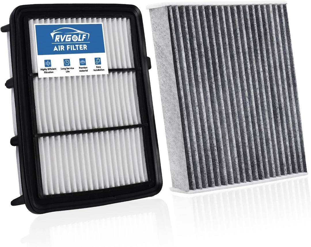 Engine+Cabin Air Filters Set Fit for Honda Accord (Gas Only, L4 1.5L) 2018 2019 2020 2021 2022 (Not For 2.0 Hybrid) Engine Air Filter for My Car Replace CF10134 CA12290