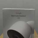 Google Nest Cam Outdoor (Wired, 2nd Gen) - Security Camera with 2K Video and Gemini, Night Vision, 2-Way Audio - Works with Google Home - 2025 Model - Snow (1-pack)