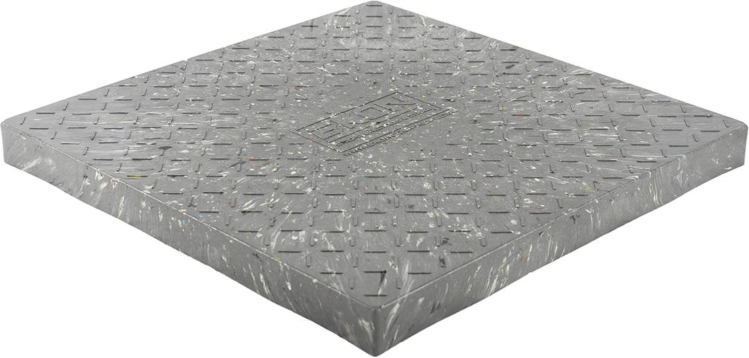 AC Condensing Unit Support Pad 24x24x2 - Air Conditioners Pad - Equipment Support Platform for HVAC Units, Generators, AC Condensers, Beehives & More - 100% Recycled Plastic