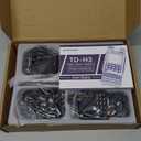 TIDRADIO TD-H3 Ham Radio Multi-Band Two Way Radio with AirBand & TD-771 Long Antenna,USB-C Programming & Charging,2500mAh Battery,One Key Frequency Match,DTMF FM AM NOAA VOX SCAN,Walkie Talkies