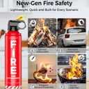 Fire Extinguisher for Home, Car, Kitchen, and Boat 3-Pack, Portable Extinguishing Aerosol Spray Compact A, B, C, K  Includes Mounting Brackets for Easy Access.