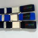 AWAYTR 3 PCS Kids Adjustable Magnetic Belts - Easy to Use Magnetic Buckle Belt for Boys and Girls (Royal Blue / Navy Blue / Black)