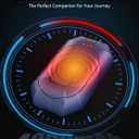 2 x Hand Warmers Rechargeable, Dnaleao 2 Pack 4000mAh Electric Portable Pocket Heater, Heat Therapy Great for Outdoors, Hunting, Golf, Camping, Warm Gifts (Black & Blue)